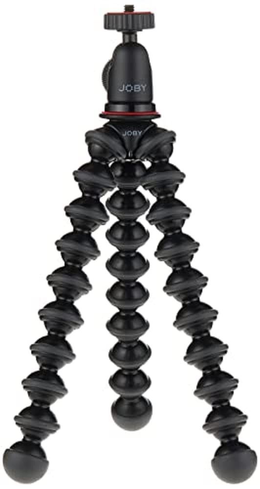 JOBY GorillaPod Compact Tripod Kit with Ballhead for Mirrorless Cameras - Lightweight & Flexible Tripod Stand for DSLR, Mirrorless (Up to 2.2 lbs) - Black/Charcoal - Perfect for Travel, Vlogging & Outdoor Photography