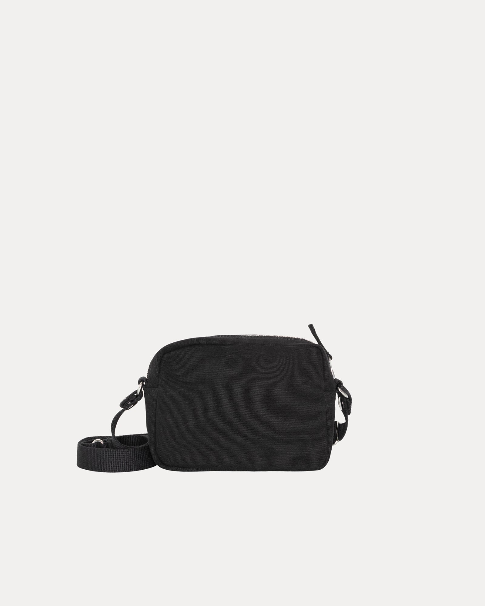134255 Canvas Side Pouch Black - Durable Crossbody Bag for Men & Women - Perfect for Travel, Hiking, and Everyday Use