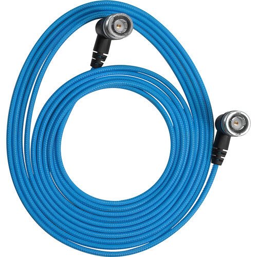 Kondor Blue Ultra Thin 6G SDI Right Angle BNC Cable (10ft) - High-Speed Video Connection for Professional Cameras & Broadcast Equipment