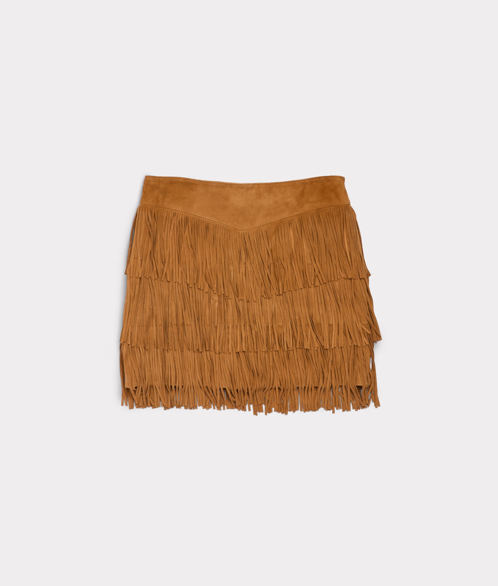Annabelle Fringe Skirt in Cinnamon - Boho Chic Mini Skirt for Women | Perfect for Music Festivals, Beach Vacations & Summer Outfits