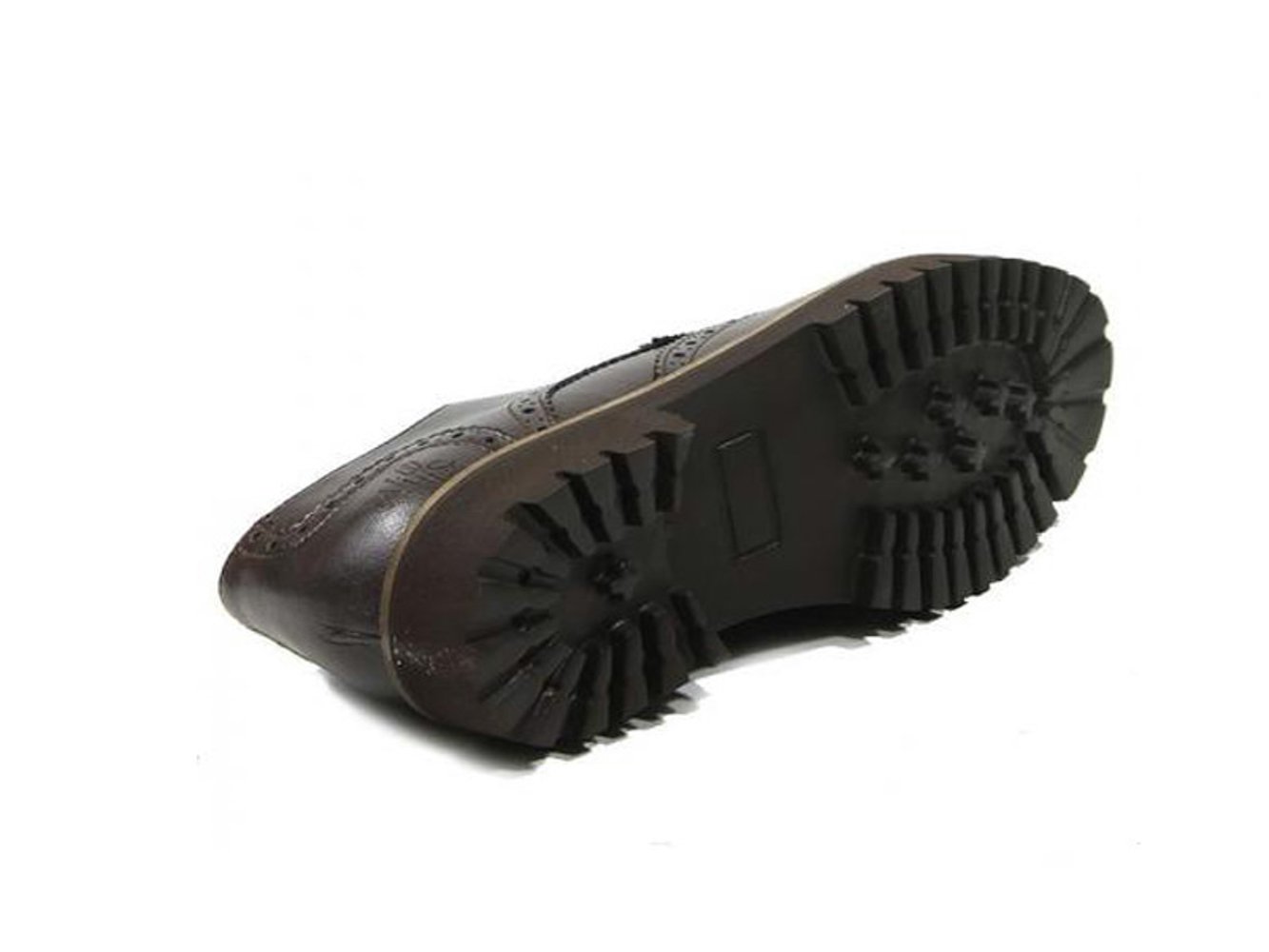 Will's Men's Vegan Oxford Shoes - The Continental Brogue Style | Classic Formal & Business Dress Shoes for Men | Perfect for Office, Weddings & Special Occasions