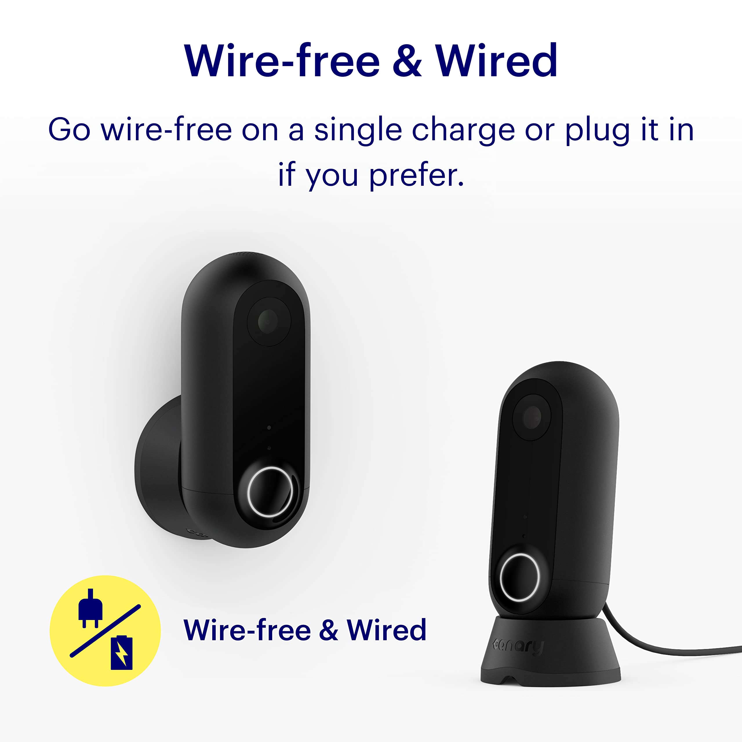 Canary Flex Outdoor & Indoor Wireless Security Camera - Weatherproof, 2-Way Audio, Smart Motion Alerts, Works with Alexa & Google Assistant | Home Security, Baby Monitor, Pet Camera for Day & Night Protection