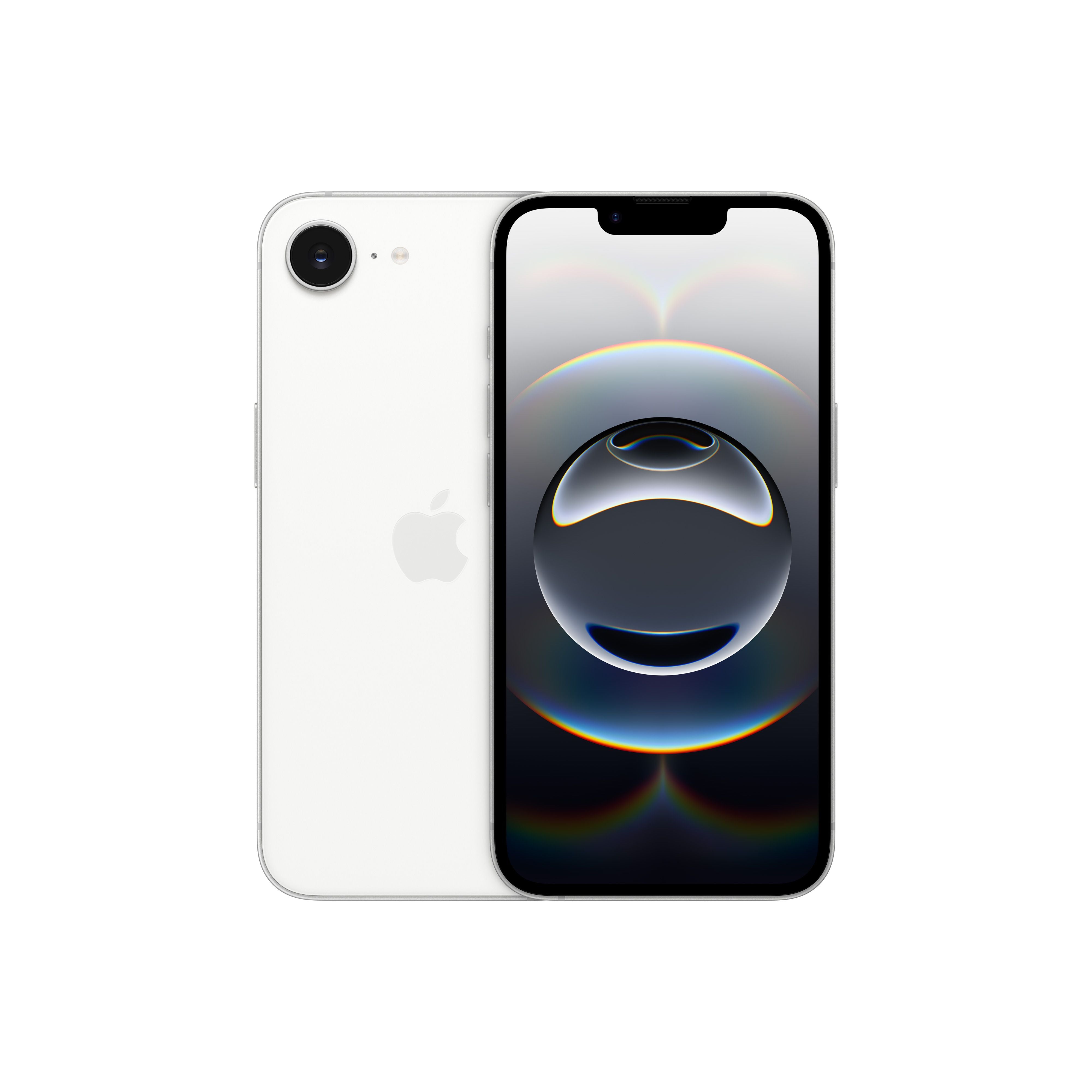 iPhone 16e 256GB Smartphone - White Color, Unlocked GSM Android Mobile Phone with Dual SIM, 6.5