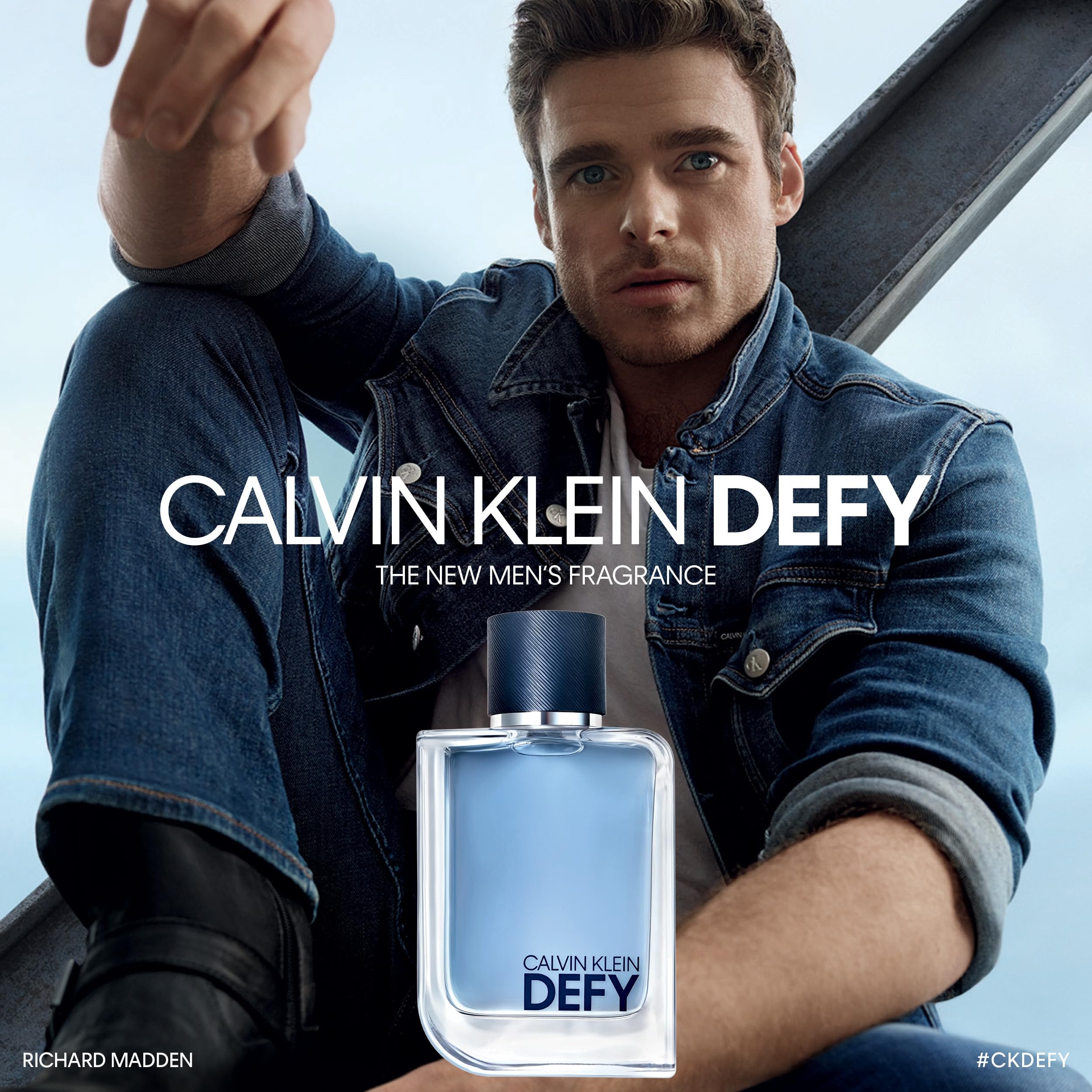 Calvin Klein Defy Eau de Toilette for Men - Woody Cologne with Bergamot, Lavender & Vetiver Notes - Long Lasting Fragrance - Perfect for Date Night, Office & Special Occasions