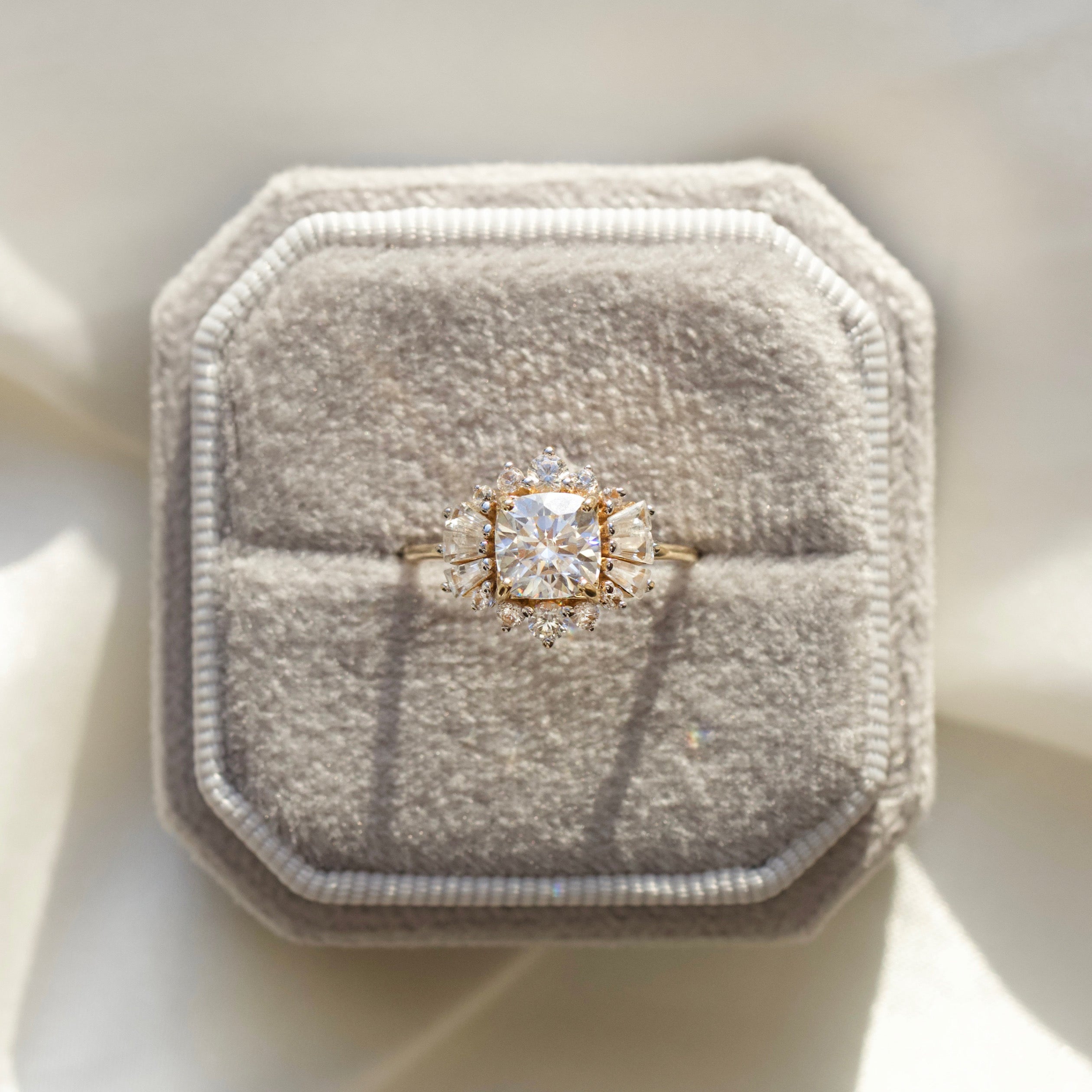 1.5ct Aria Moissanite Engagement Ring for Women - Durable & Sparkling Wedding Band - Perfect for Proposals, Anniversaries & Special Occasions