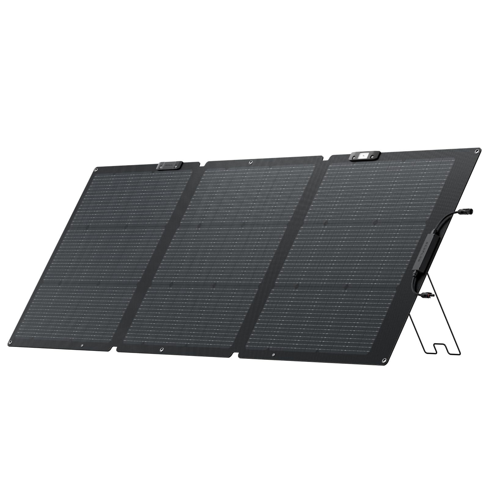 EF ECOFLOW 160W Portable Solar Panel for Power Stations - High Efficiency 25% Foldable Solar Charger with Adjustable Kickstand, IP68 Waterproof - Perfect for Outdoor Camping, RV Trips, Emergency Power & Off-Grid Living (NextGen Version)