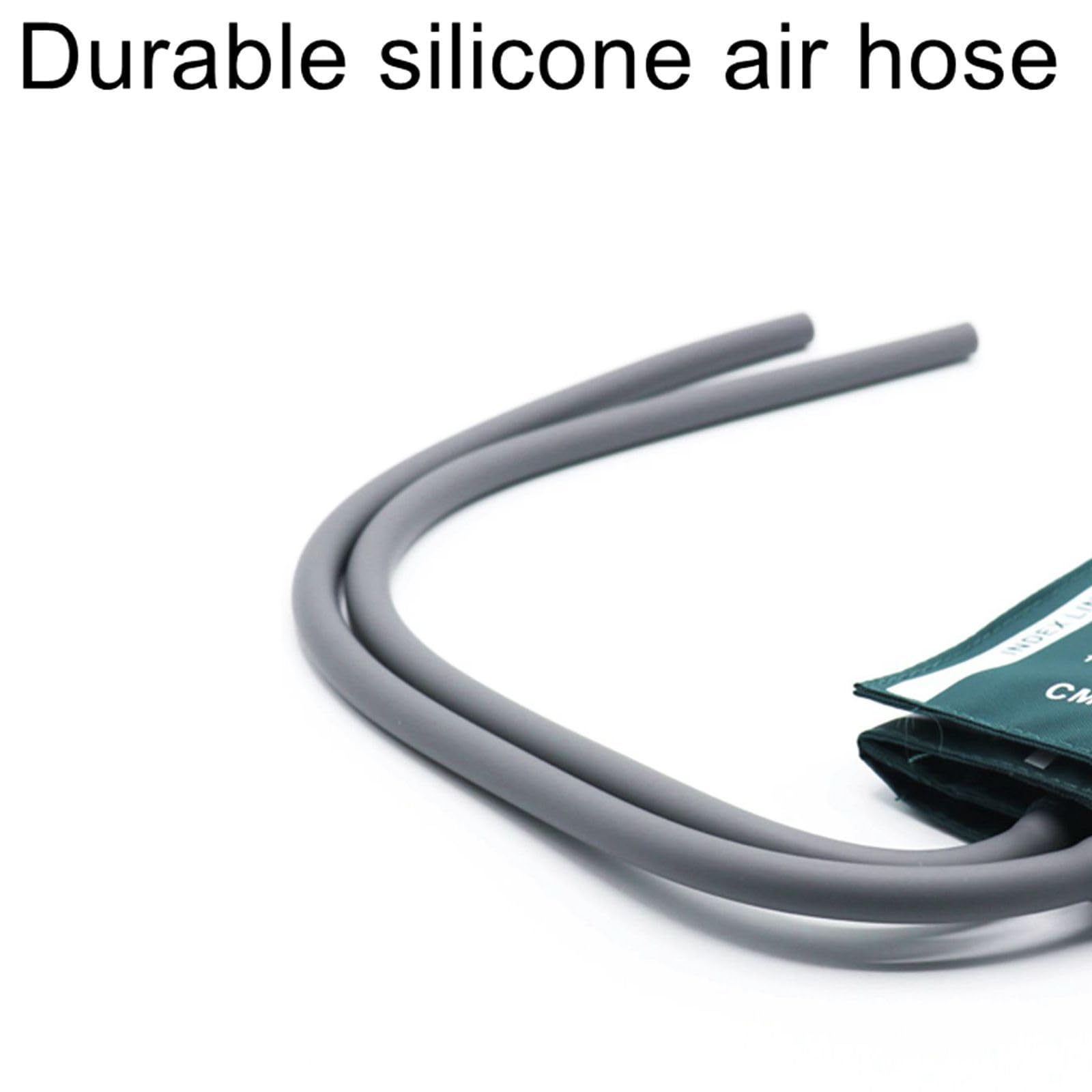 **Large Adult Blood Pressure Cuff 33-47 cm - Nylon Reusable NIBP Cuff with Double Tubes for Big Arms, No BP Connector - Ideal for Home Health Monitoring & Medical Use**