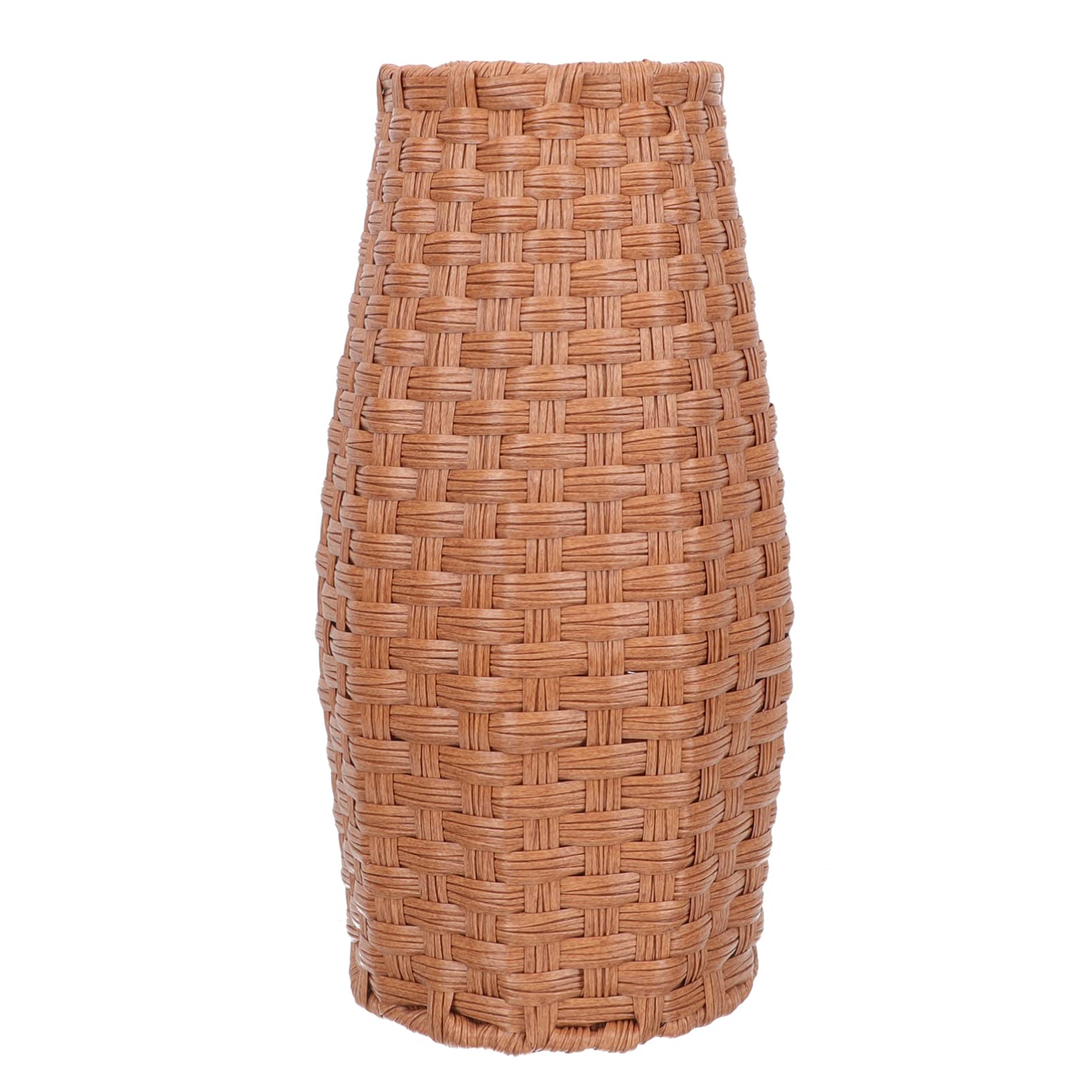 GANAZONO Tall Wicker Vase - Handwoven Rattan Flower Arrangement Vase for Farmhouse Decor, Office & Cafe - Perfect for Floral Displays, Plant Pots & Home Decoration - Ideal for Living Room, Bedroom, Wedding Centerpieces & Rustic Interior Design