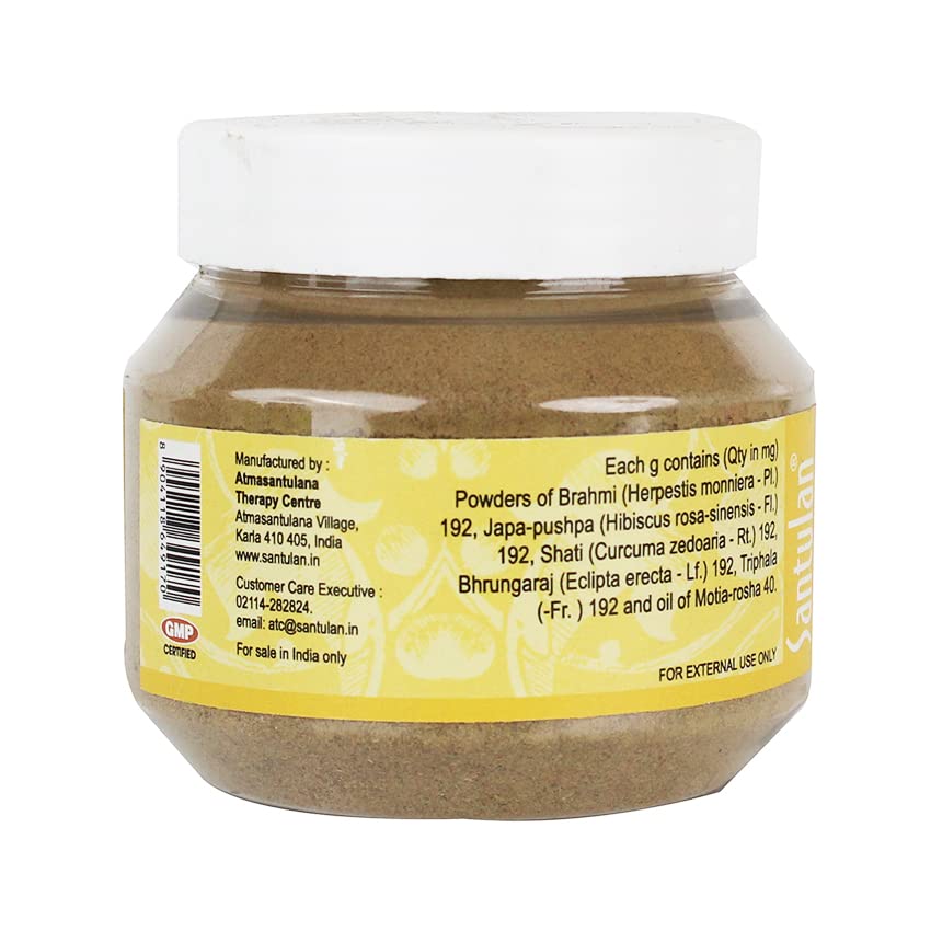 Santulan Ayurveda San Pitta Hair Pack - 100GM for Long & Thick Hair Growth | Herbal Hair Treatment with Natural Ingredients | Perfect for Dry, Damaged Hair Care & Scalp Nourishment at Home