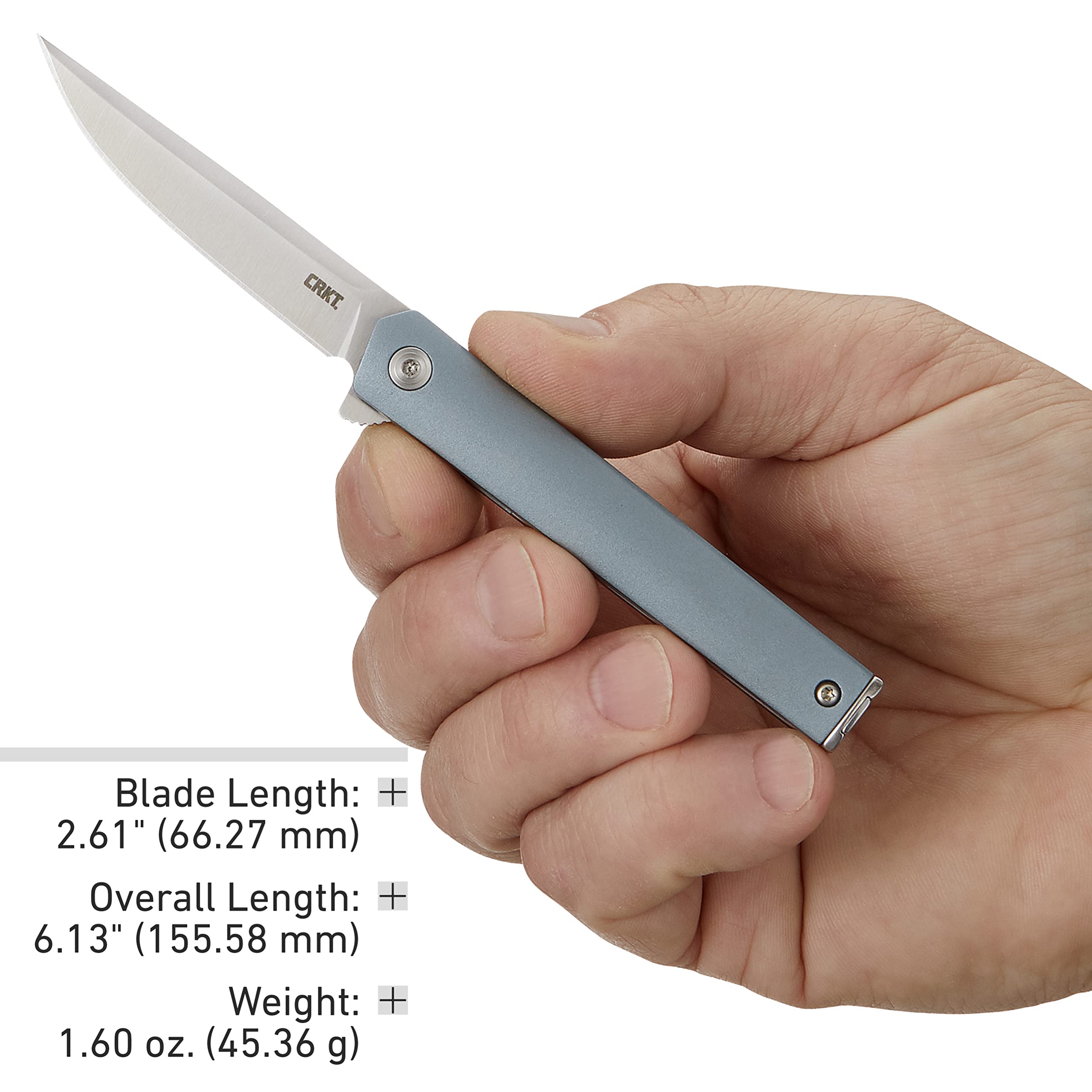 CRKT CEO Compact Folding Pocket Knife - EDC Everyday Carry, Office Use, Outdoor & Camping Utility Knife - Best Gift for Men & Professionals