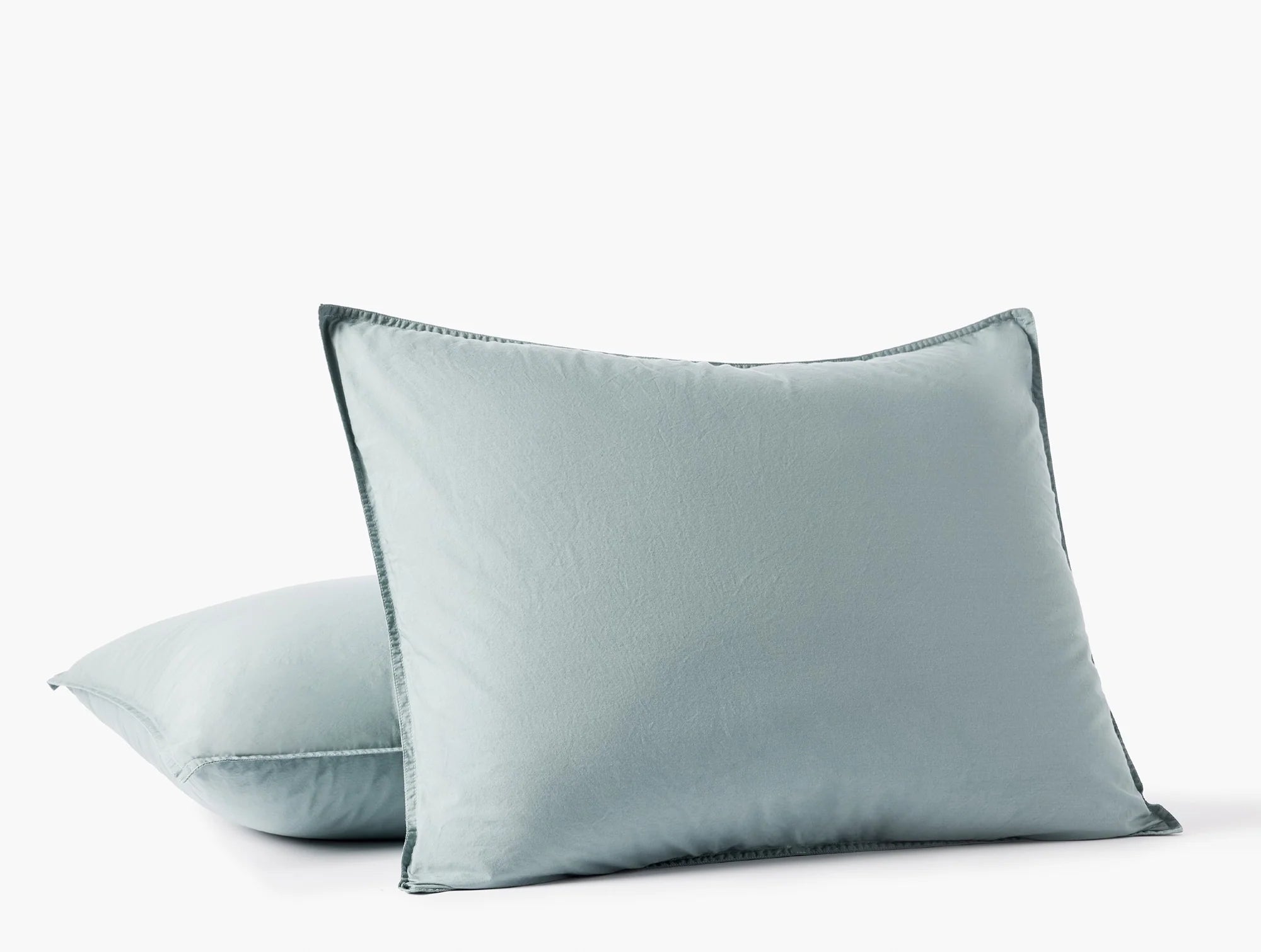 Organic Crinkled Percale Duvet Cover Set - 100% Cotton Breathable Bedding for All Seasons - Perfect for Master Bedroom, Guest Room & Vacation Homes