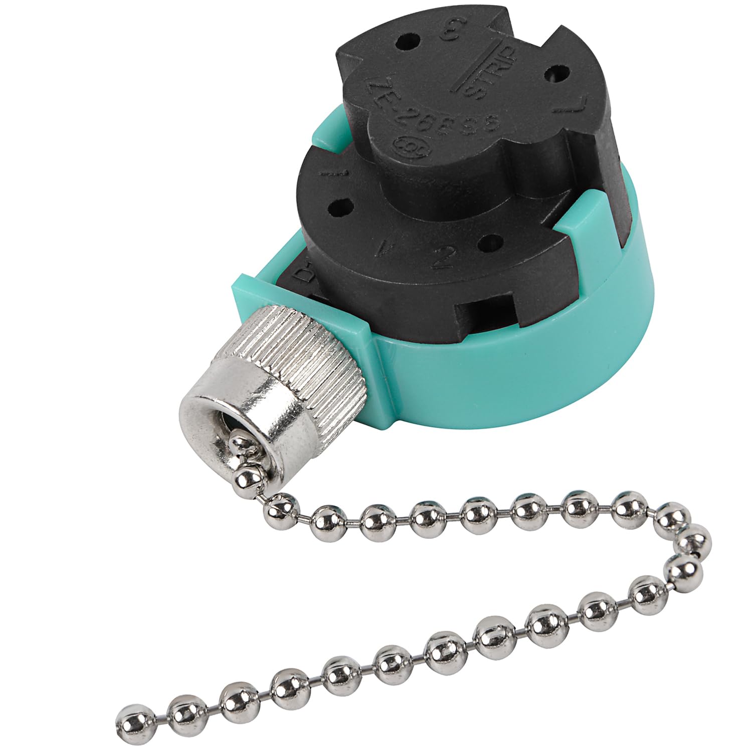 3-Speed 4-Wire Ceiling Fan Switch Replacement - Compatible with Hunter Ceiling Fans, Lamps & Wall Lights - Nickel Finish - Perfect for Bedroom, Living Room & Office Cooling Solutions