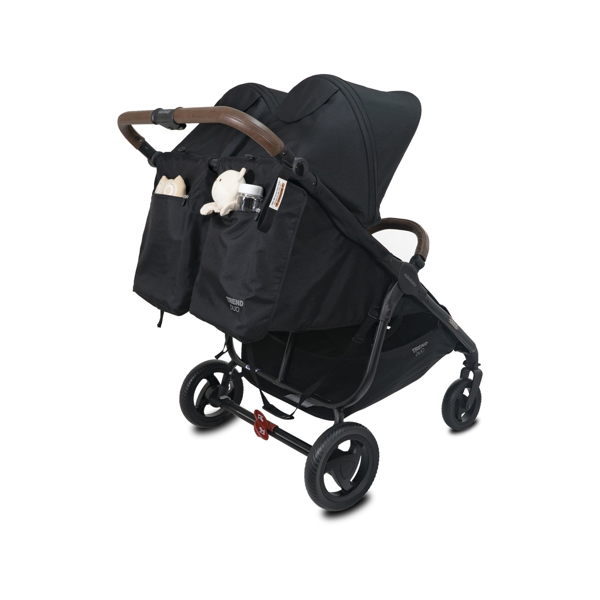 Valco Baby Duo Trend Double Stroller - Lightweight Compact Side by Side Stroller for Twins & Toddlers | Perfect for Shopping, Travel & Outdoor Adventures