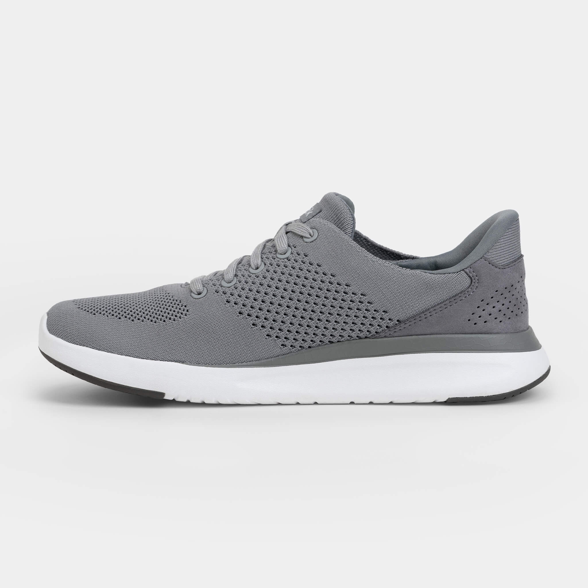 Men's Lima Grey Sneakers - Comfortable Lightweight Casual Shoes for Walking & Running | Perfect for Gym, Workout & Everyday Wear
