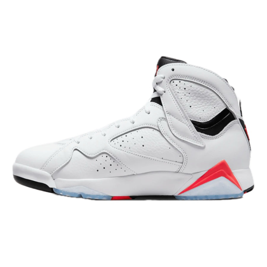 Air Jordan 7 Retro Men's Basketball Shoes - White/Infrared/Black (Perfect for Streetwear & Sneaker Collection)