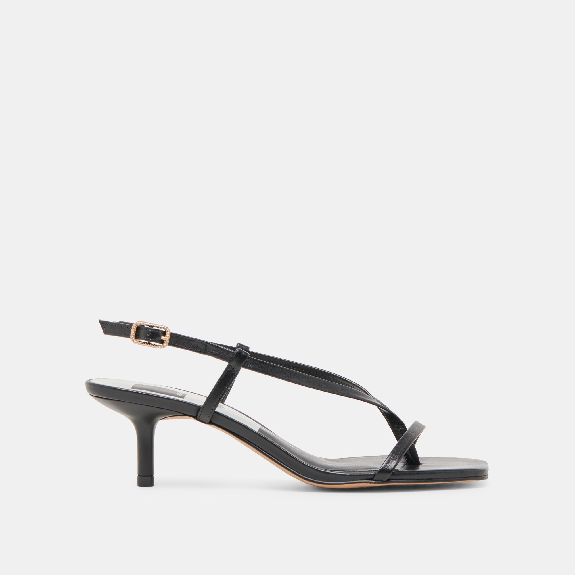 LAURY Black Leather Heels for Women - Elegant High Heel Shoes for Party, Wedding & Office Wear - Comfortable & Stylish Dress Shoes