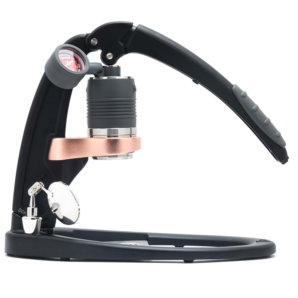 Flair UPDATED PRO 3 Manual Lever Espresso Machine - Stainless Steel Brew Head with Pressure Gauge & Shot Mirror | Perfect for Home Baristas & Coffee Enthusiasts