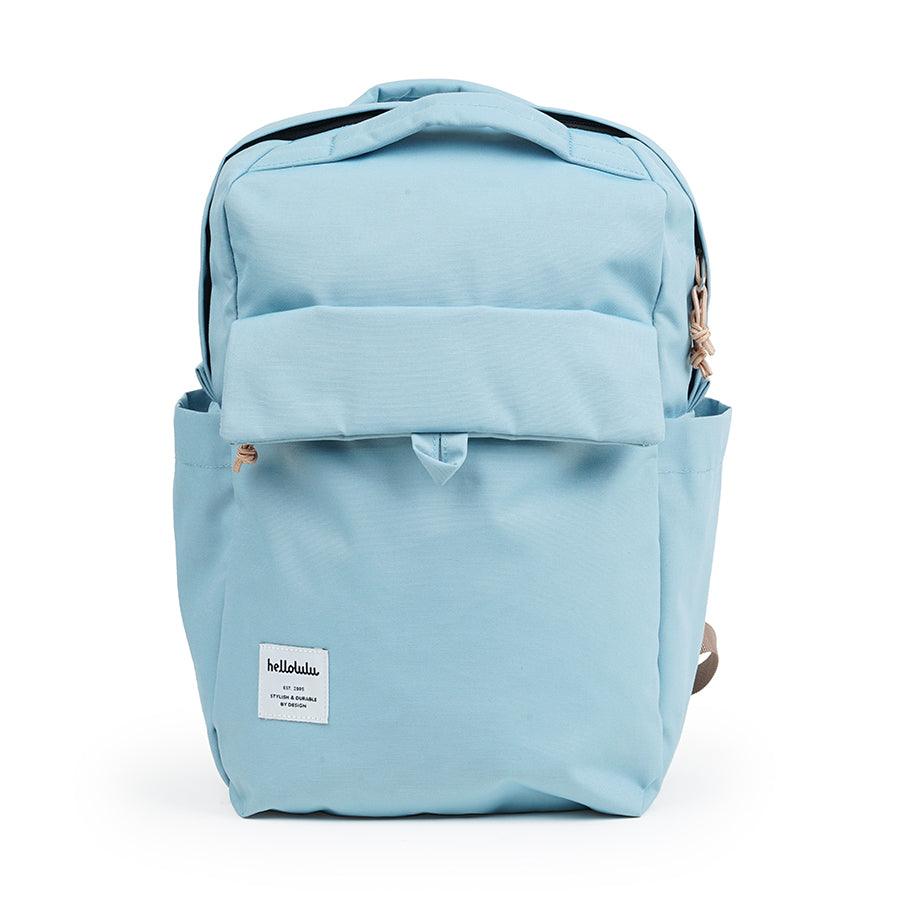 HELLOLULU Mini Carter All Day Backpack - Tropical Blue Color, Lightweight & Durable for Women, Perfect for Travel, Work & School | Water-Resistant & Stylish Everyday Carry Bag