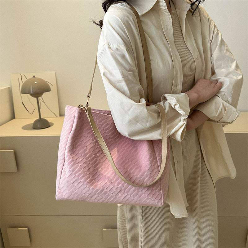 Stylish Large Capacity Tote Bag for Women - Fashionable Casual Shoulder Handbag Perfect for Shopping, Work & Travel