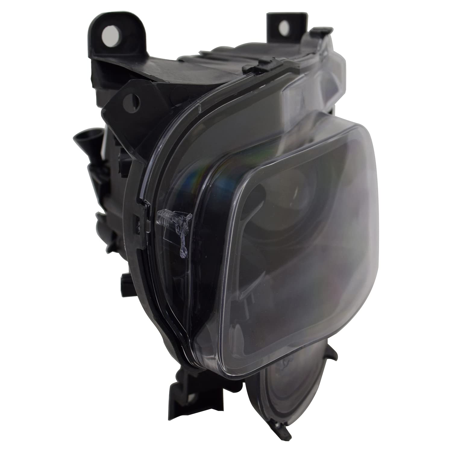 TYC Left Headlight Assembly Compatible with 2016-2018 Jeep Cherokee - Replacement Headlamp for Improved Night Visibility - Perfect for Off-Roading & Daily Driving