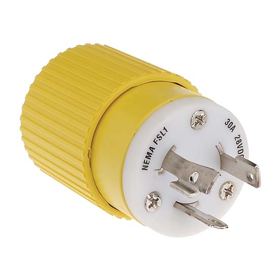Hubbell 30 AMP Male Twist Lock Electrical Plug - Heavy Duty Power Connector for RV, Generator & Industrial Equipment