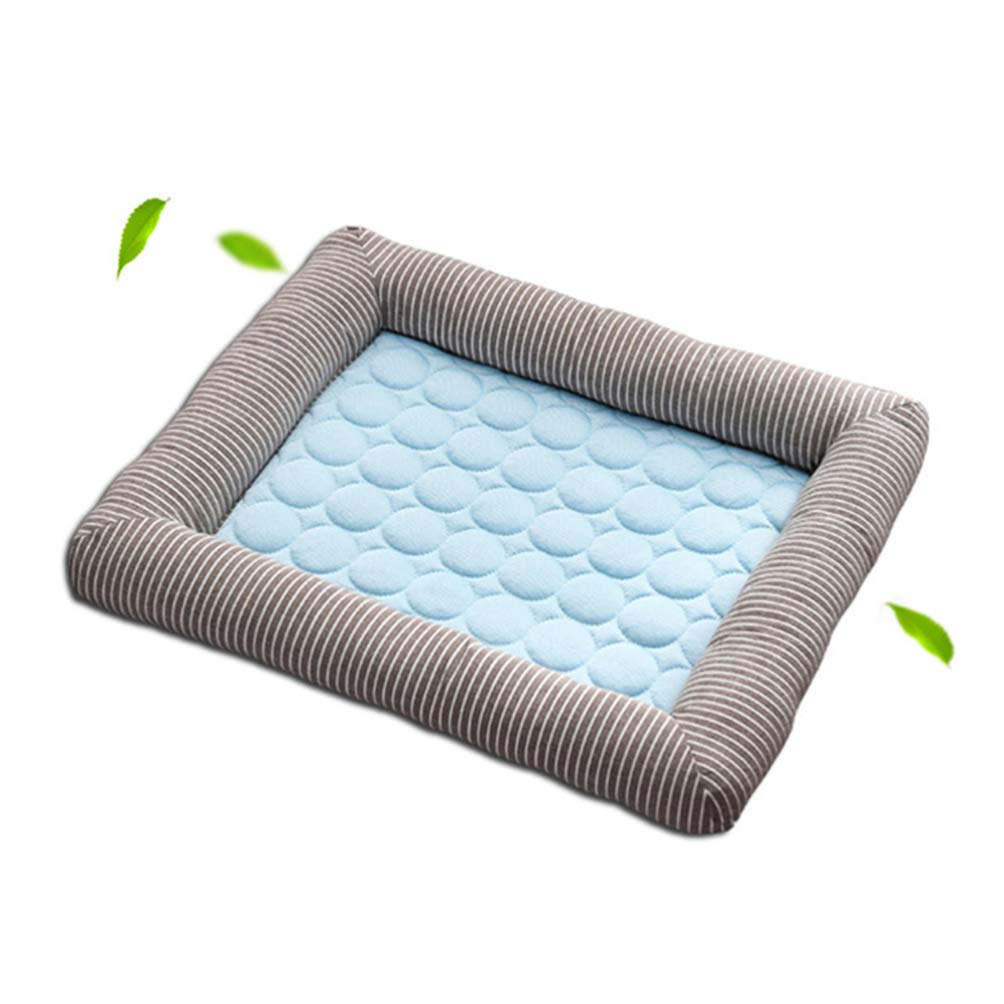PATKAW Summer Cooling Pet Pad for Dogs & Cats - M Size 54x43x7cm, Pressure-Activated Gel Cooling Mat - Ideal for Home, Travel & Hot Weather Relief