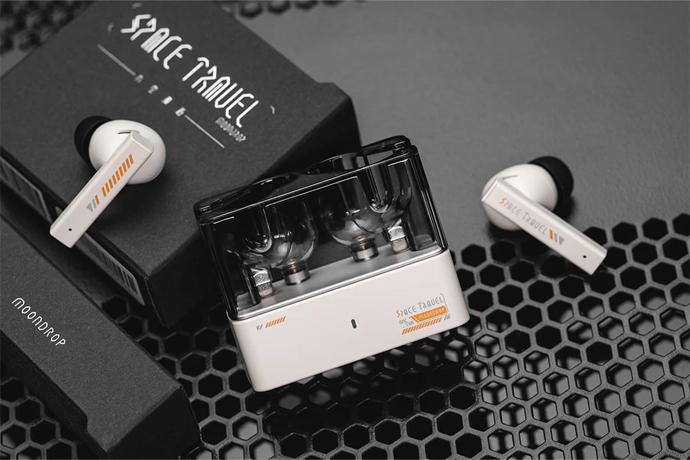 MOONDROP Space Travel True Wireless Bluetooth Earbuds (TWS) with Hi-Fi Sound, Noise Cancellation for Gym, Running, Travel & Work - Wireless Headphones for iPhone & Android
