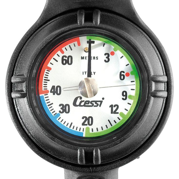 Cressi CPD3 Scuba Diving Compass with Pressure and Depth Gauge - Professional Dive Computer for Underwater Navigation and Safety