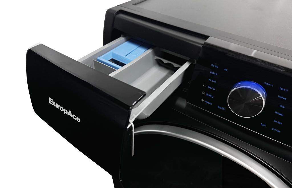 Europace EWD7851DBK 8kg/5kg Washer Dryer Combo - 4 Star Energy Rating - Perfect for Apartments & Small Laundry Spaces