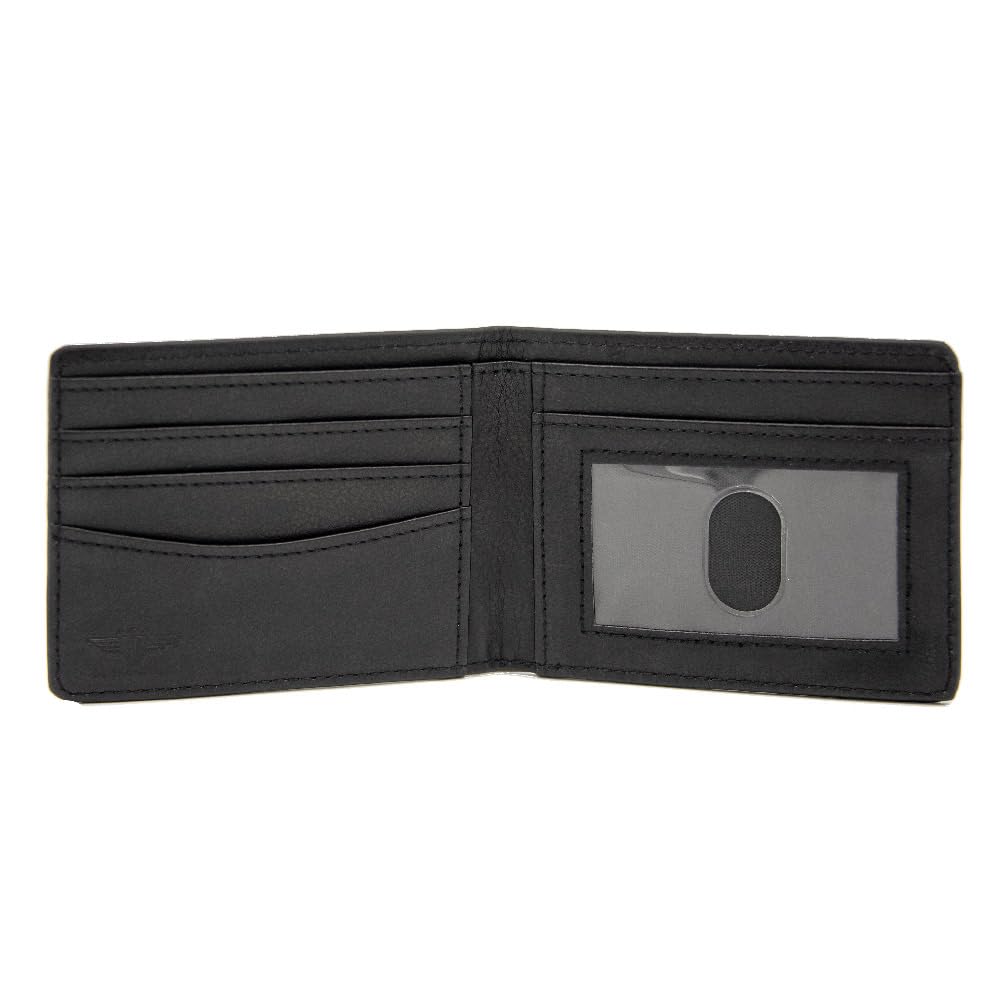 Power Rangers Wallet for Men - Bifold Leather Wallet with MMPR Action Pose & Logo - Vegan Leather RFID Blocking - Perfect for Collectors & Fans of Mighty Morphin Power Rangers (Great Gift for Birthday, Christmas & Cosplay)