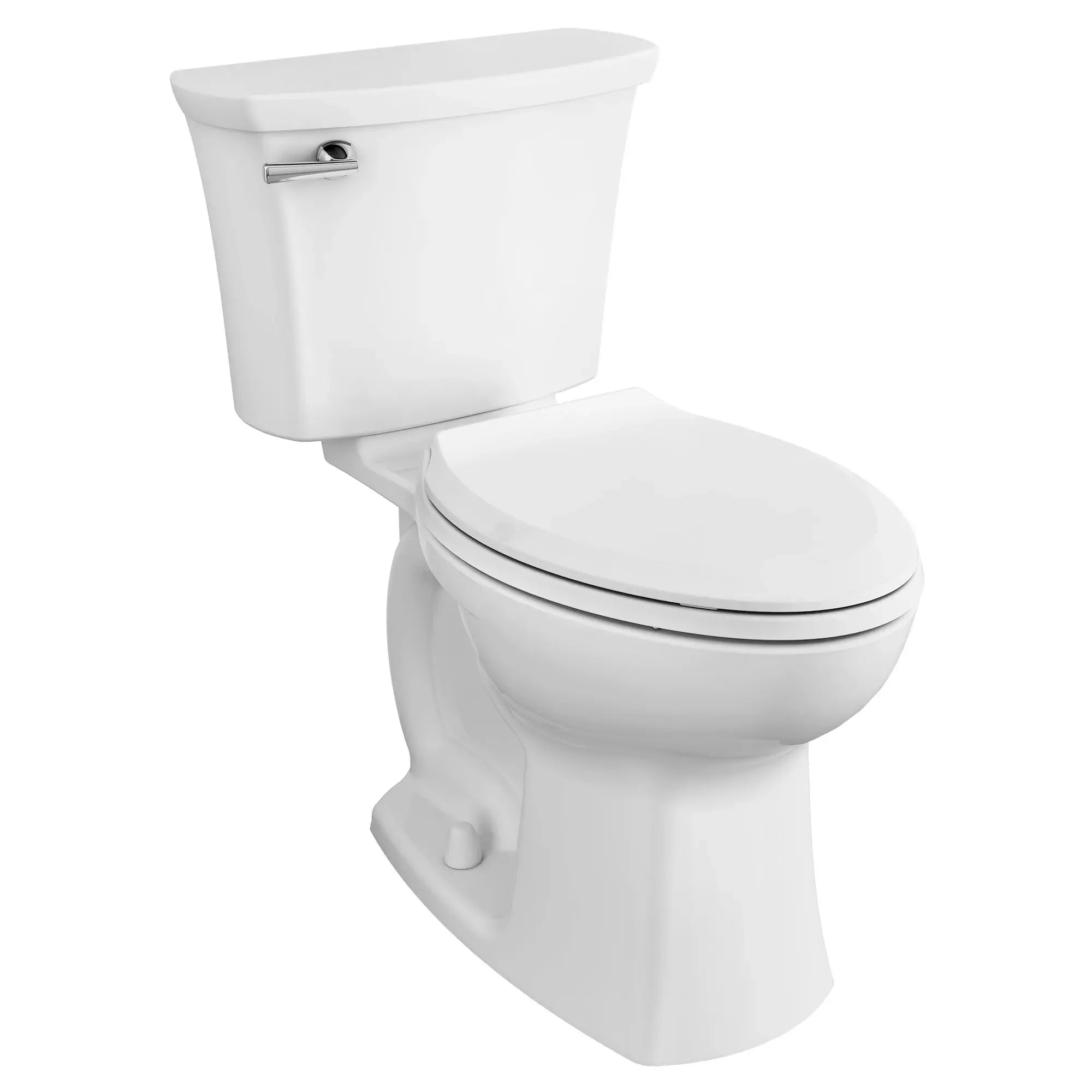 Edgemere Two-Piece 1.28 GPF/4.8 LPF Elongated Toilet with Chair Height & 10-Inch Rough-In Seat - Water-Efficient Bathroom Upgrade for Modern Homes & Commercial Spaces