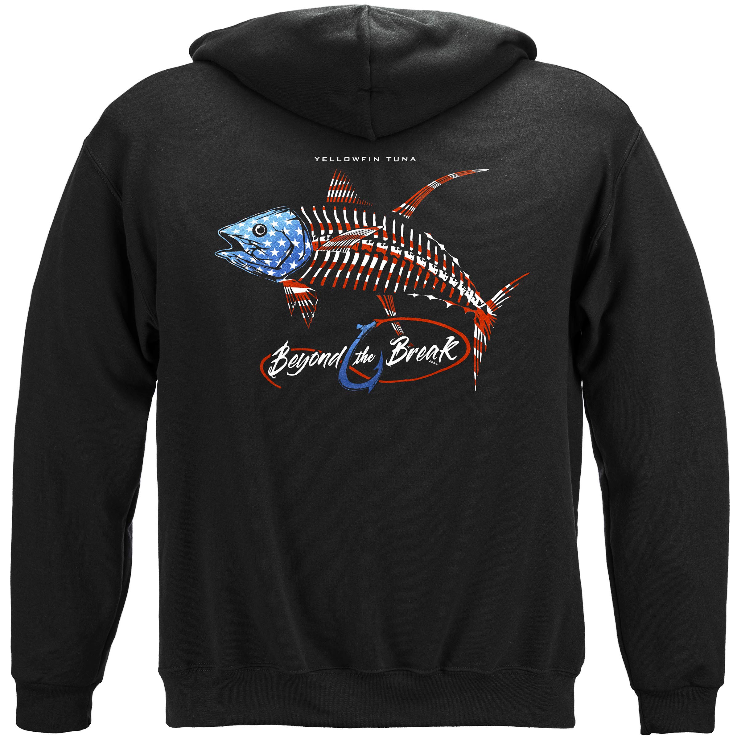 Erazor Bits Blue Crab Hoodie - Men's Fishing Apparel Jacket for Outdoor Activities | Waterproof Windbreaker for Crabbing, Boating & Coastal Adventures