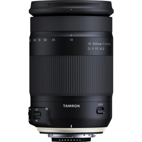 Tamron 18-400mm f/3.5-6.3 Di II VC HLD All-in-One Zoom Lens for Canon/Nikon DSLR Cameras - Perfect for Travel, Wildlife & Sports Photography