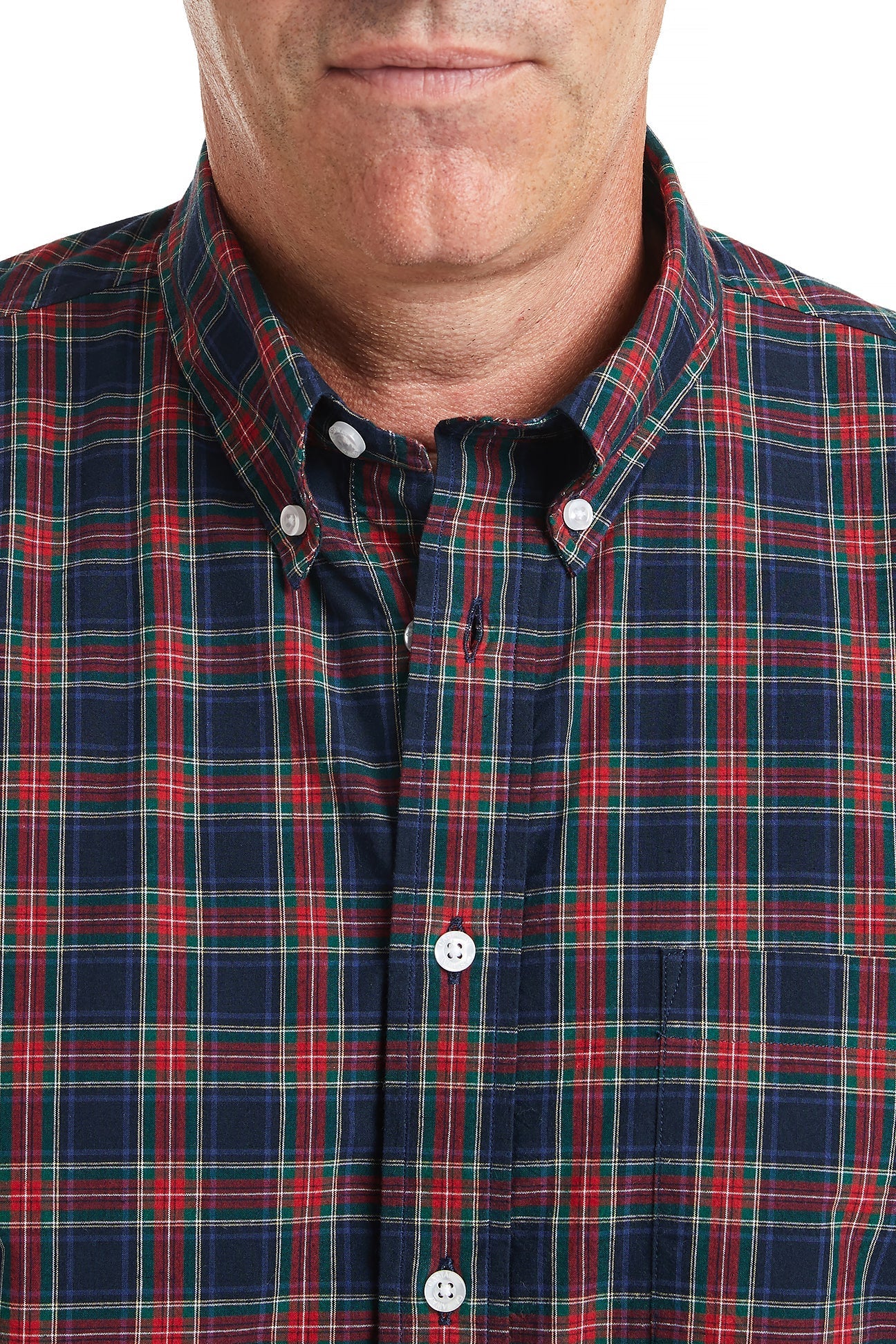 Men's Chase Shirt in Black Stewart Tartan Plaid - Classic Scottish Tartan Shirt for Casual Wear & Outdoor Activities