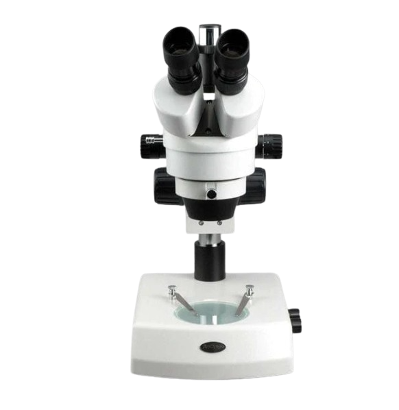 Amscope SM 2TX 5M 3.5X-45X Trinocular Stereo Zoom Microscope with Dual Halogen Lights & 5MP Camera - Ideal for Electronics Repair, Jewelry Inspection, and Scientific Research