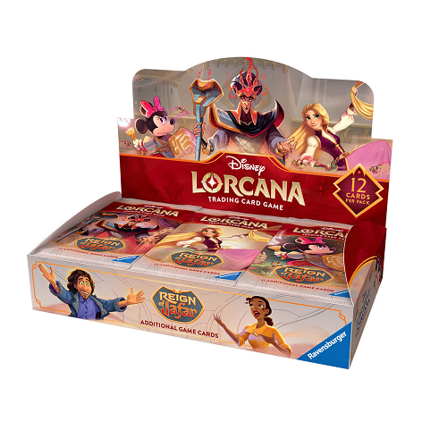Disney Lorcana TCG: Reign of Jafar Booster Box Display - 24 Packs | Collectible Trading Card Game for Players & Fans | Perfect for Game Nights, Tournaments & Disney Collectors