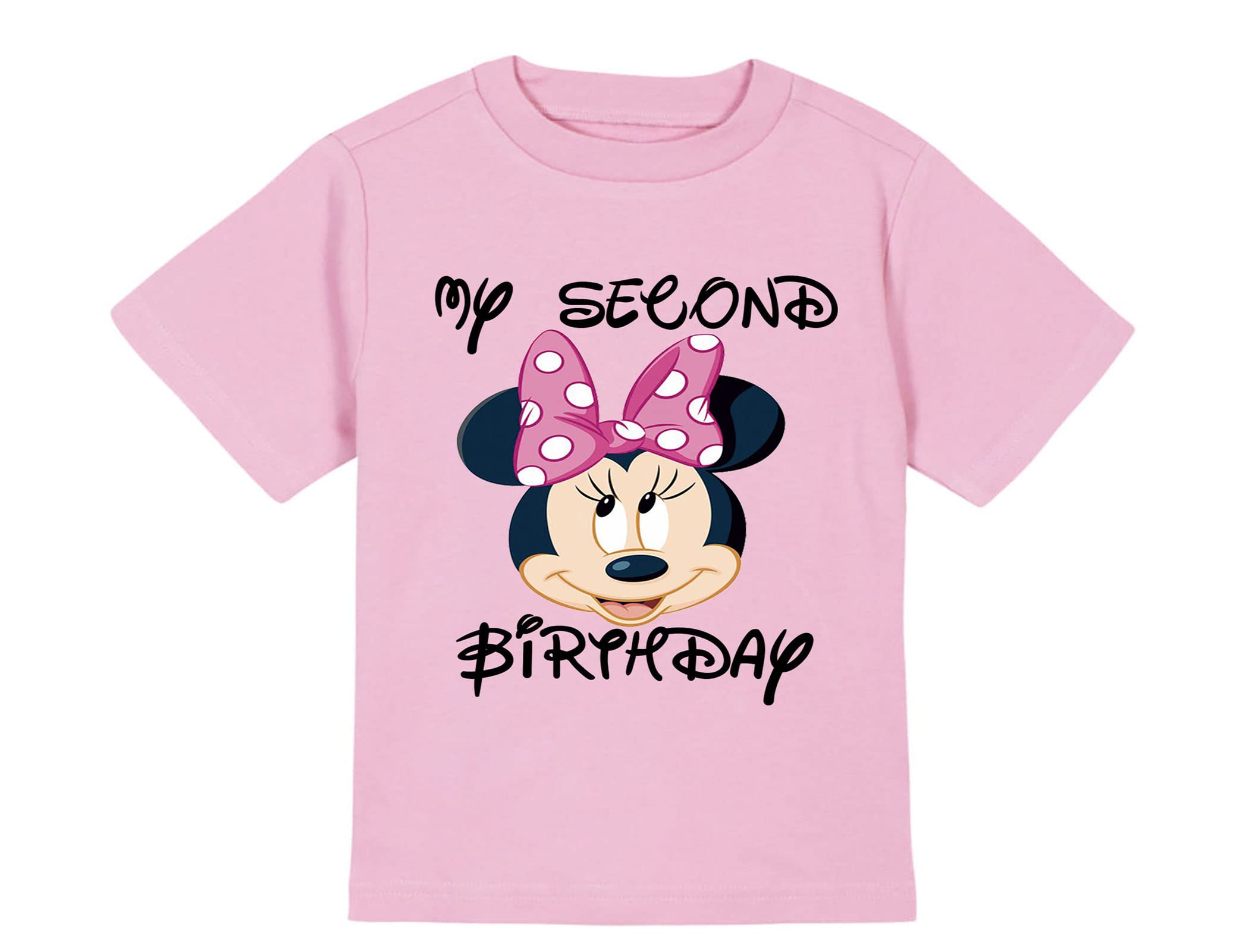 Minnie Mouse 2nd & 3rd Birthday Shirt for Girls - Oh Twodles Minnie Birthday Outfit - Toddler Girl's Birthday Party Dress (12 Months) - Perfect for Disney Themed Celebrations & Photo Shoots