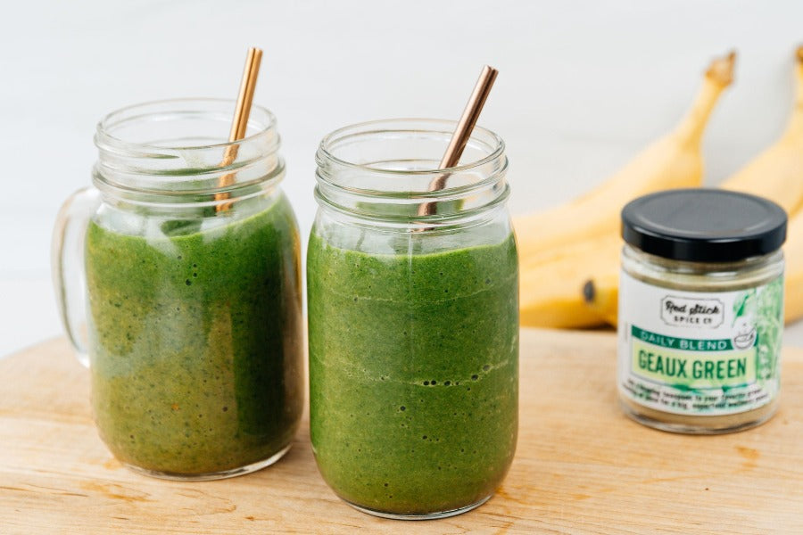 Geaux Green Daily Blend Organic Superfood Powder - Antioxidant Rich Energy Booster for Smoothies, Shakes & Healthy Lifestyle | Vegan, Gluten-Free, Non-GMO