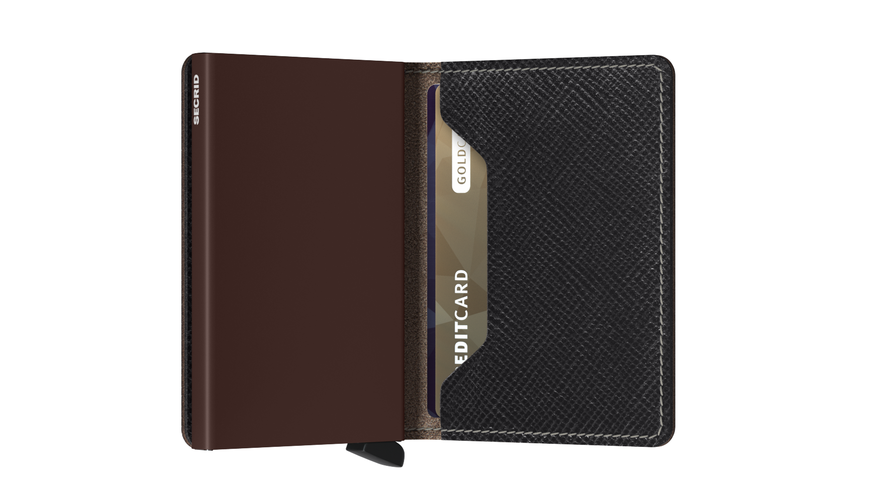 SECRID Slimwallet Saffiano Leather - RFID Blocking Minimalist Wallet for Men & Women | Perfect for Travel, Business & Everyday Use
