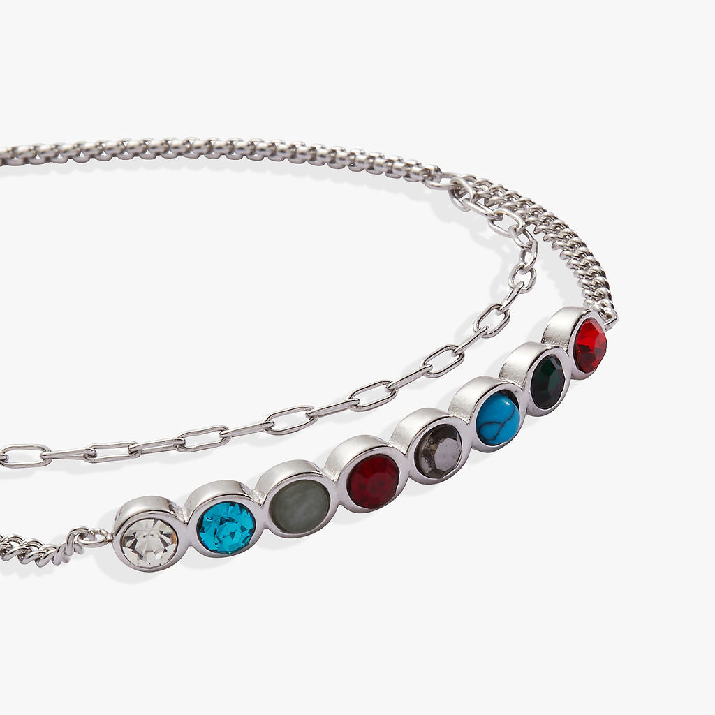 Daughter Acrostic Bolo Bracelet - Hidden Message Jewelry for Women - Perfect Gift for Daughters, Birthdays & Special Occasions