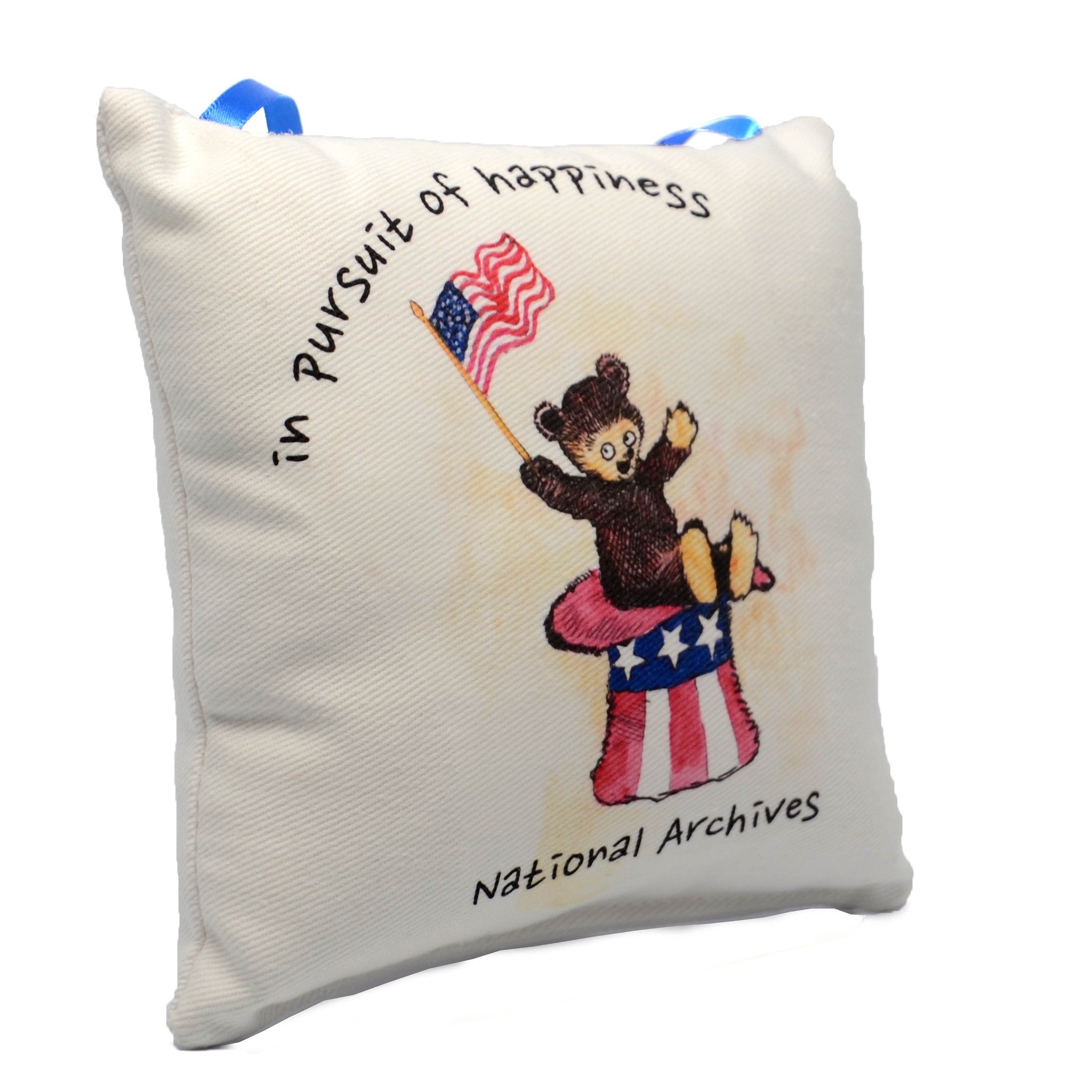 Cute Teddy Bear in Hat Door Hanger - Christmas Holiday Decor for Bedroom, Nursery & Front Door