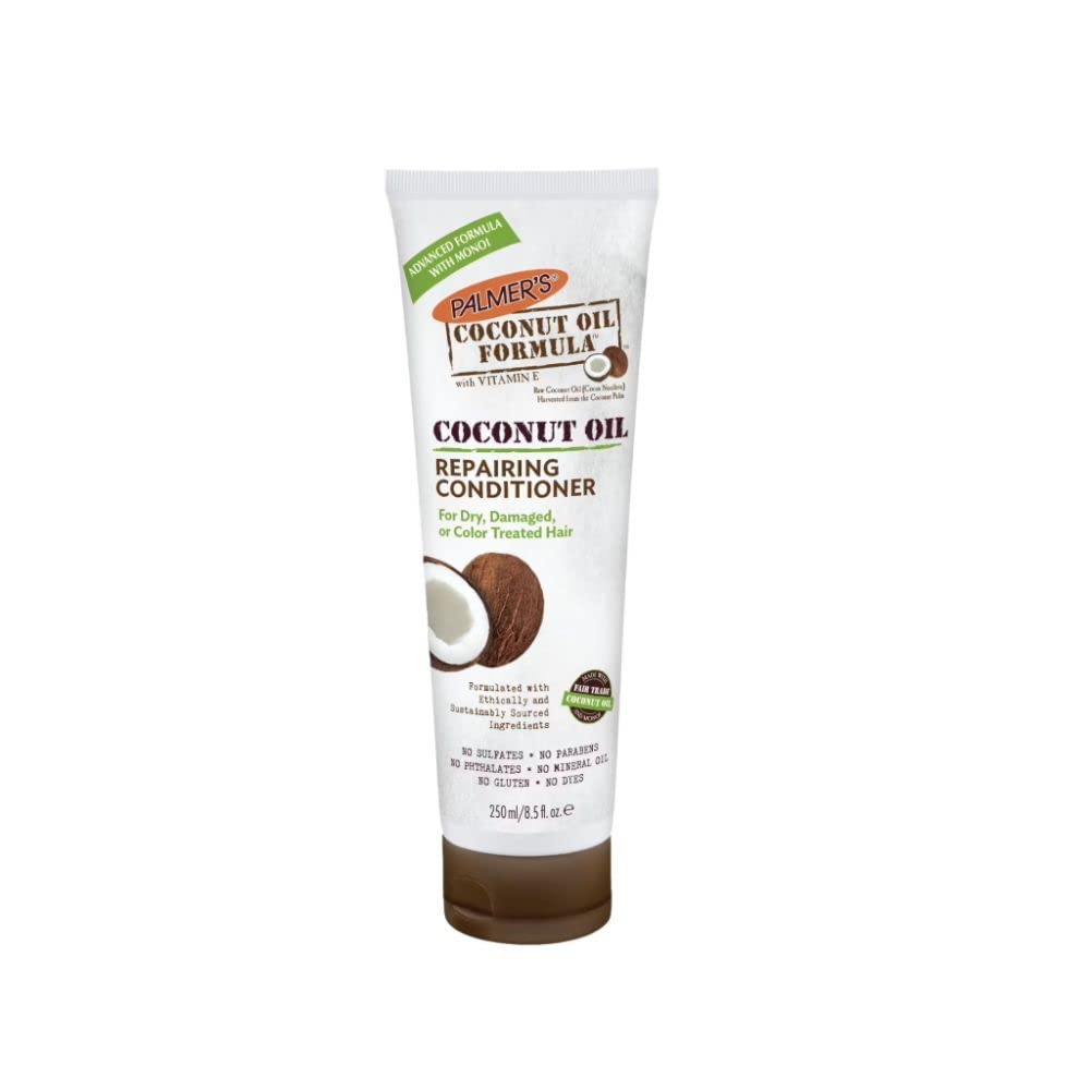 Palmer's Coconut Oil Formula Instant Repairing Conditioner for Damaged Hair - 8.5 oz (250ml) | Deep Hydration & Frizz Control | Perfect for Dry, Brittle Hair After Coloring or Heat Styling