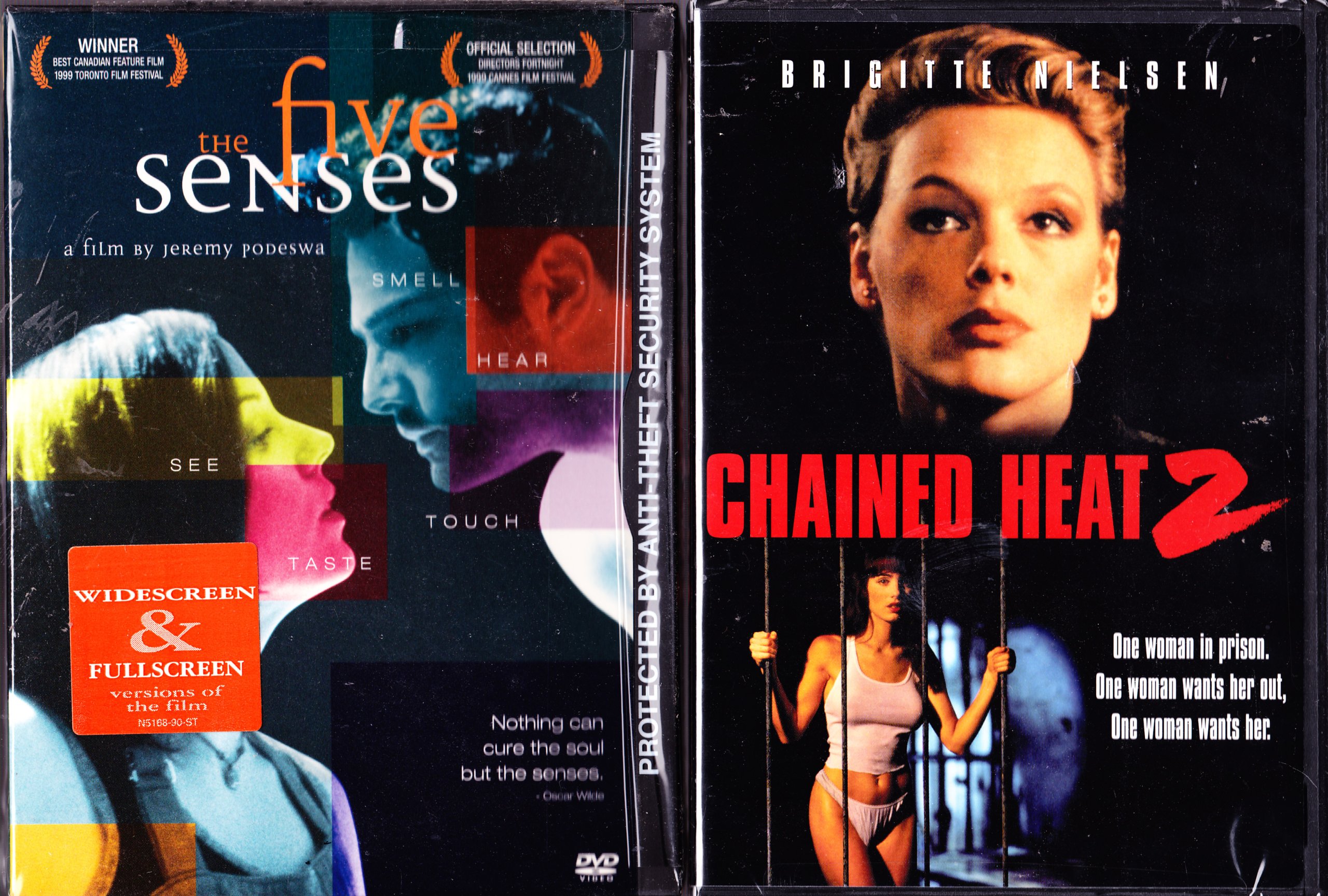 The Five Senses & Chained Heat 2: Erotic Movie 2-Pack Collection - Sensual Cinema Experience for Date Nights & Adult Entertainment