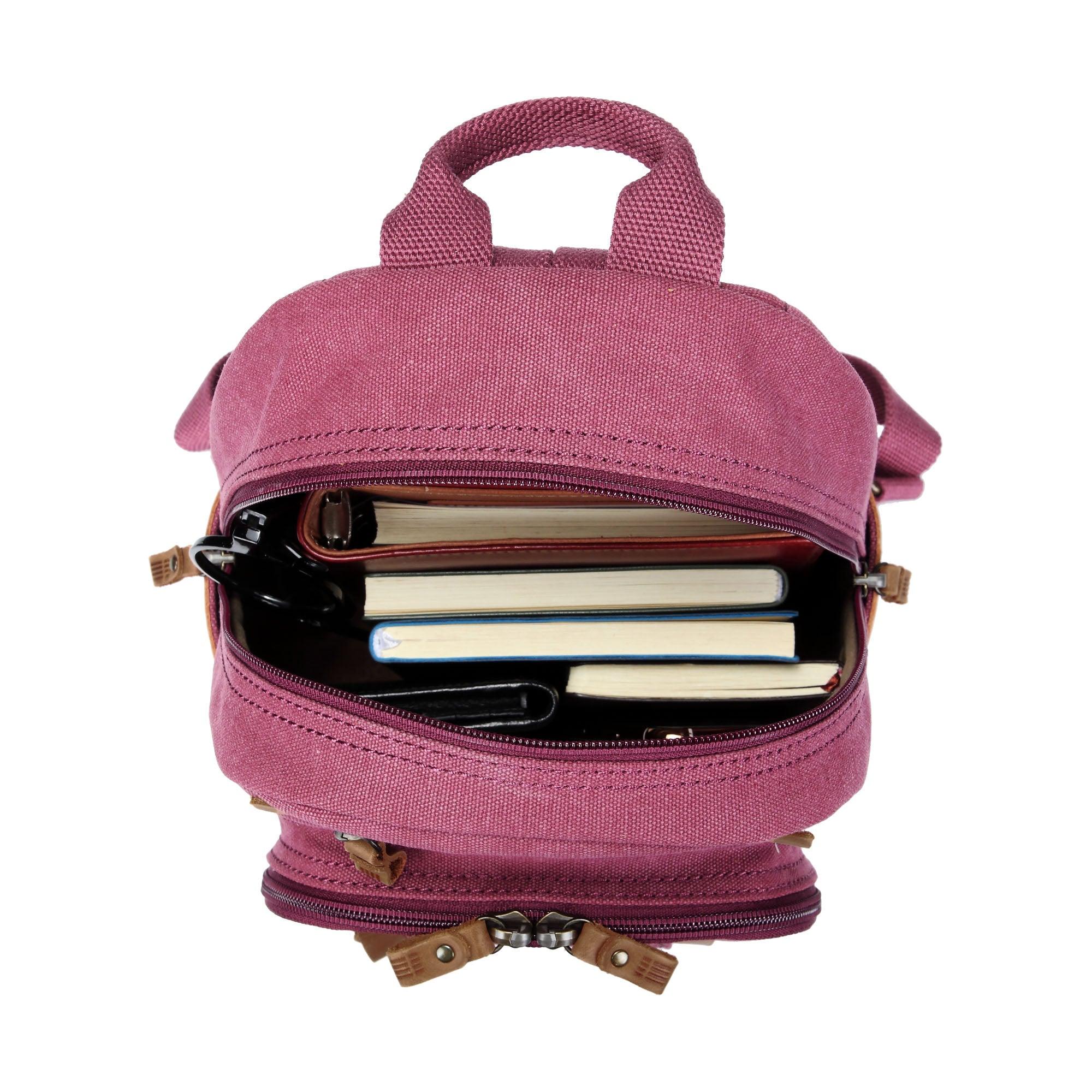 TRP0255 Troop London Classic Canvas Backpack Small - Durable School & Travel Backpack for Men & Women - Perfect for College, Commuting & Outdoor Adventures