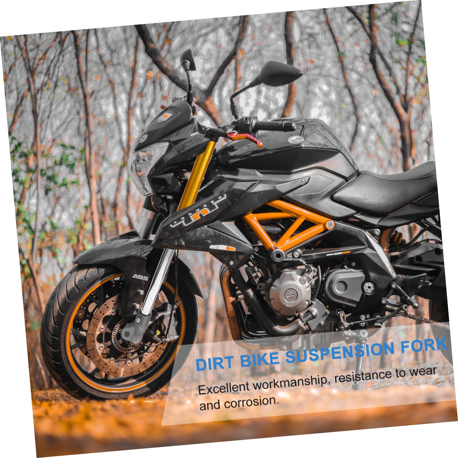 **PartyKindom Front Forks with Shock-Absorption Design - Safe & Easy to Install Mini Bike Suspension for Kids & Adults - Perfect for Off-Road, Backyard, and Trail Riding**