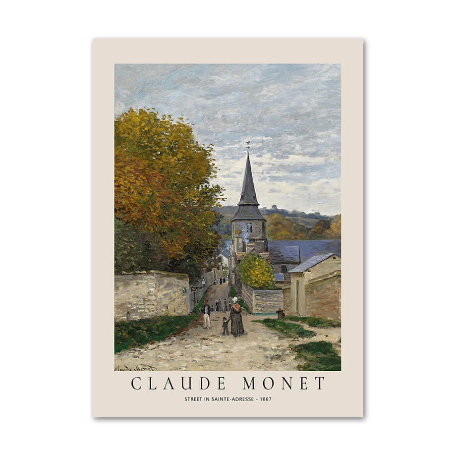 Monet Impressionist Art Canvas Posters - High Quality Wall Decor for Living Room, Bedroom & Office | Perfect Gift for Art Lovers