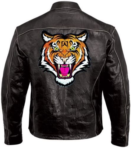 10 Inch Large Bengal Tiger Embroidered Iron-On Patch for Jackets, Bags & DIY Crafts - Durable Sew-On Applique for Clothing & Accessories