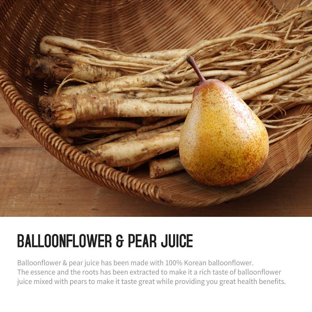 Balloonflower & Pear Juice Liquid Supplement for Dry Throat Relief - 60 Pack | Natural Throat Soother, Preservative-Free, No Artificial Additives | Perfect for Cold Season, Allergies & Vocal Strain