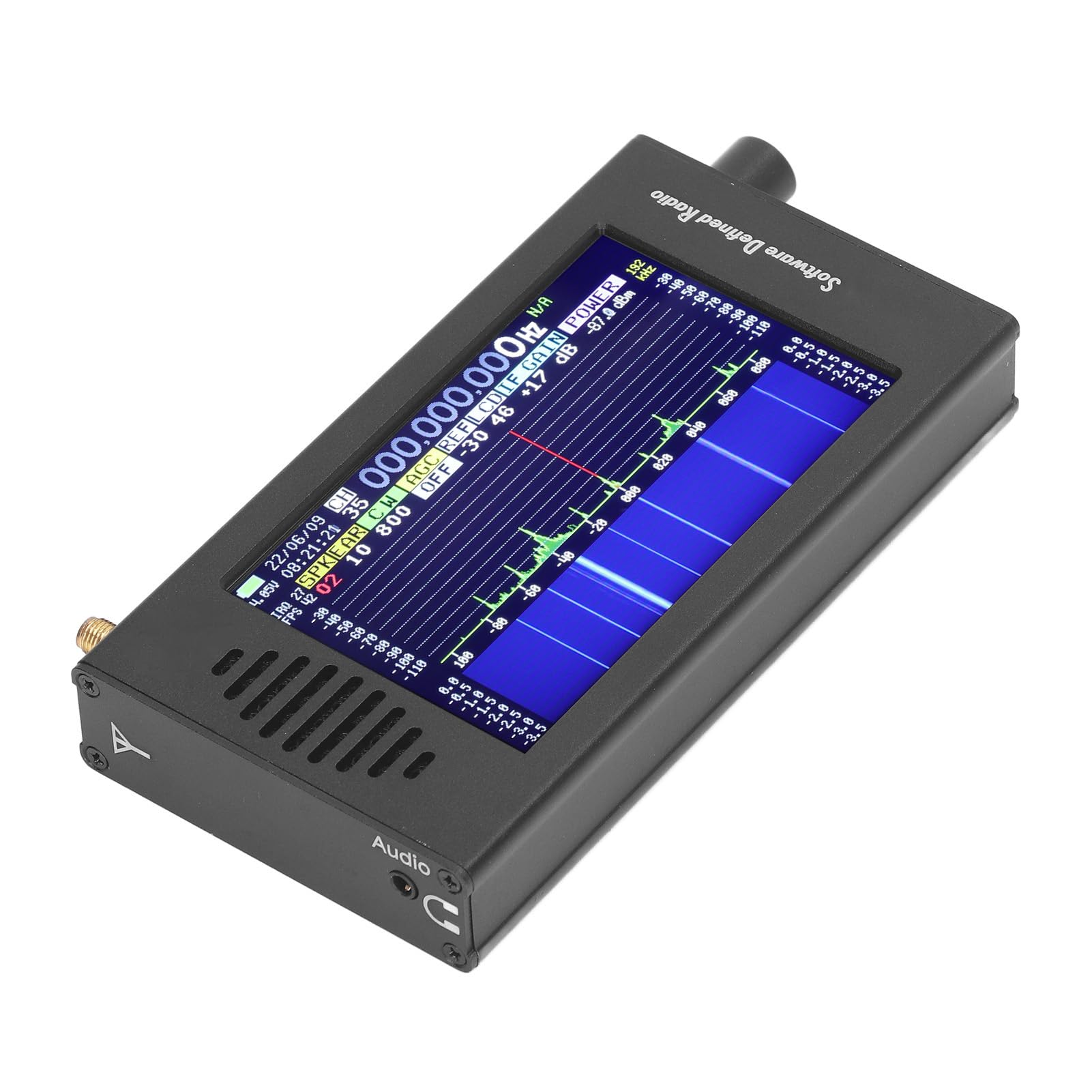 4.3 Inch Touch Screen SDR Radio Receiver - Portable FM MW SSB CW HAM Shortwave Radio with 192kHz Spectrum | Excellent Reception for Emergency, Outdoor, Travel & Hobbyist Use