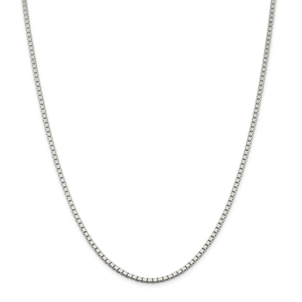 2.5mm Solid 925 Sterling Silver Box Chain Necklace with Lobster Clasp - Durable Unisex Jewelry for Men & Women | Everyday Wear, Layering Necklaces, Gifts for Her/Him | Perfect for Casual Outfits, Date Nights, Anniversaries & Special Occasions | Great for Stacking, Office Wear & Romantic Gifts | Ideal for Daily Accessories, Wedding Jewelry, Birthday Presents & Fashion Statements | Versatile for Work, Parties, Travel & Fashion Styling